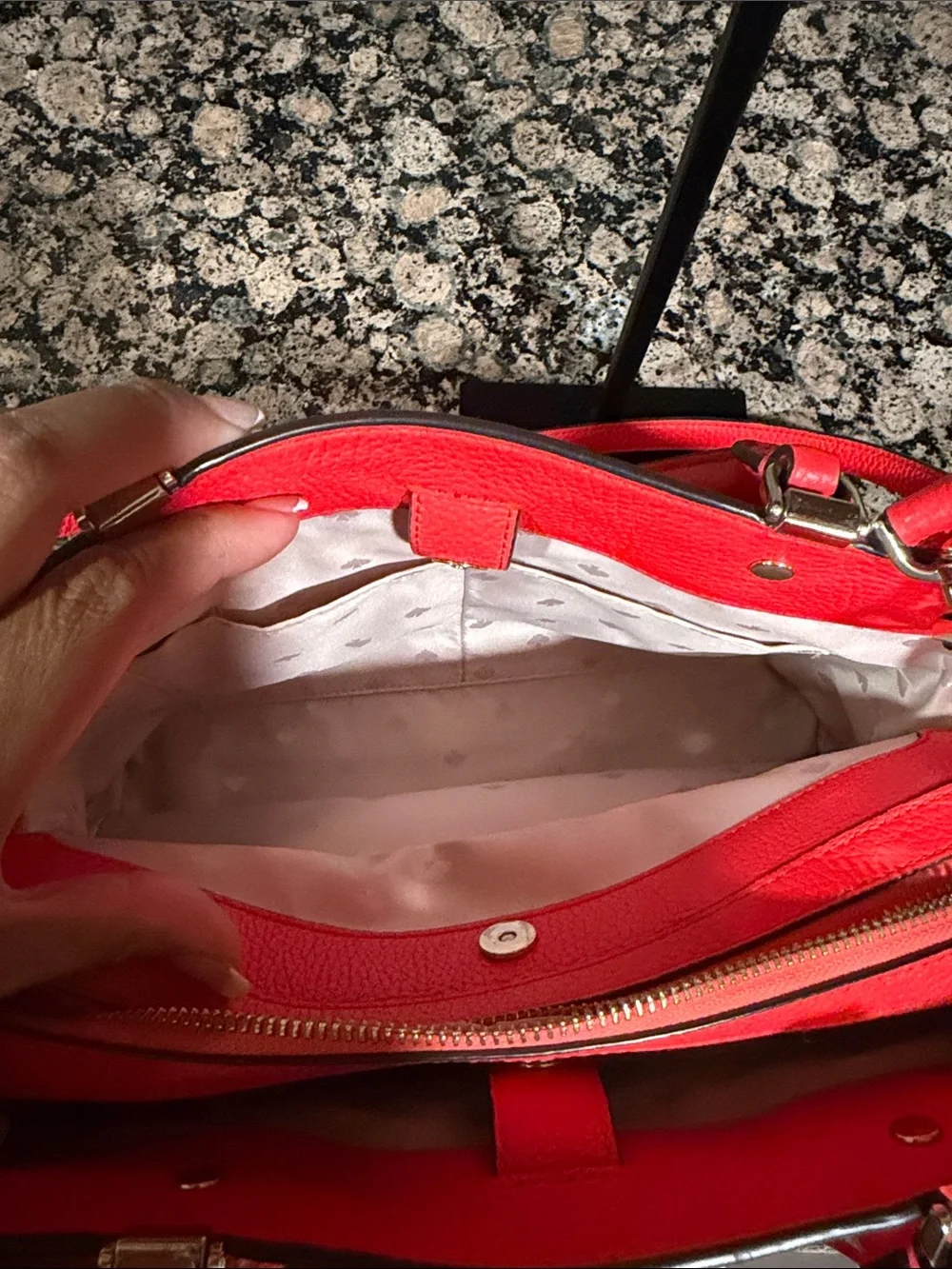 kate spade bright red